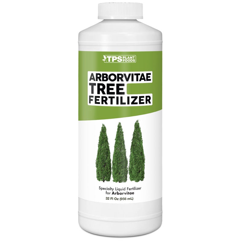 TPS NUTRIENTS Arborvitae Tree Fertilizer for All Arborvitaes, Evergreen Shrubs and Thuja Trees, Liquid Plant Food 32 oz (1 Quart) - Image 1